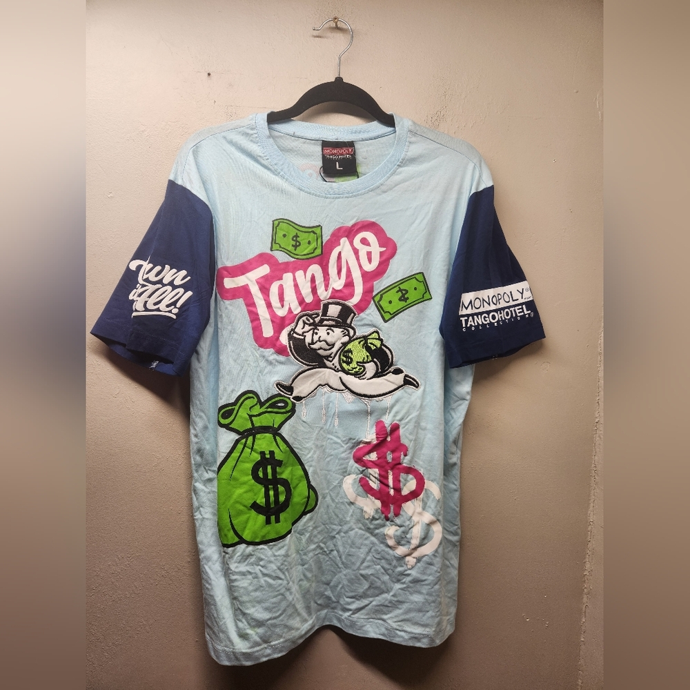 Monopoly Tango Hotell collection t-shirt Large Mens cotton limited edition 2022